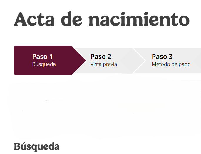 Acta de Nacimiento